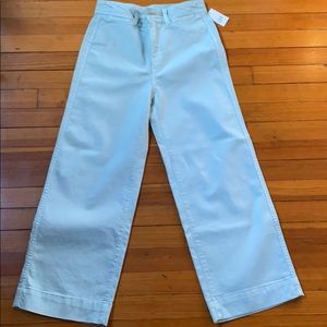 GAP high rise wide leg crop